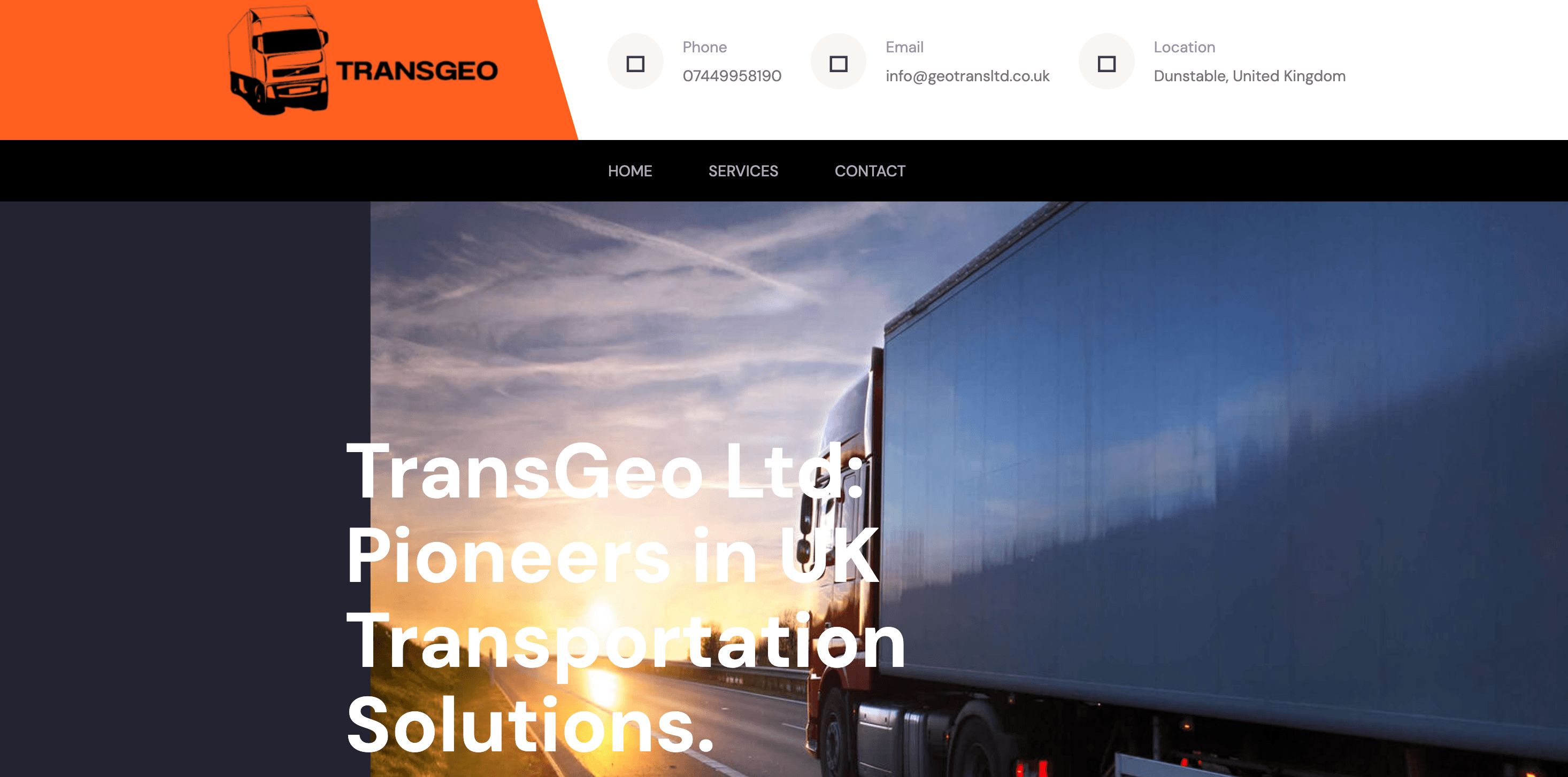 Screenshot of Geo Trans