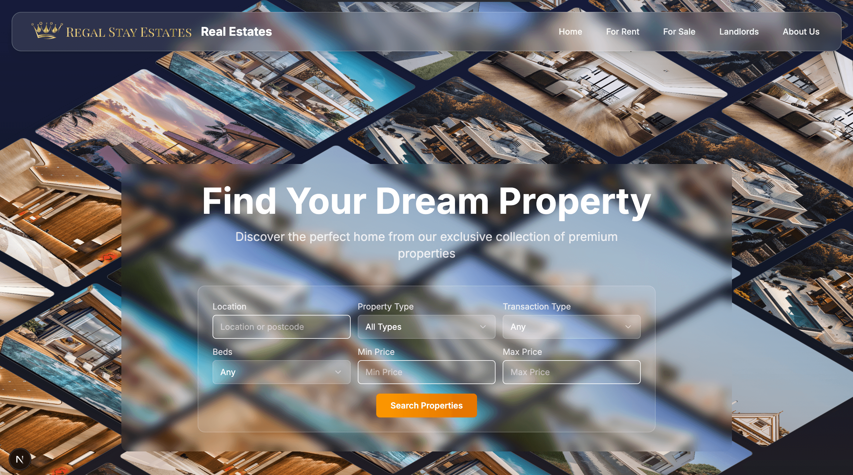Screenshot of Real Estate