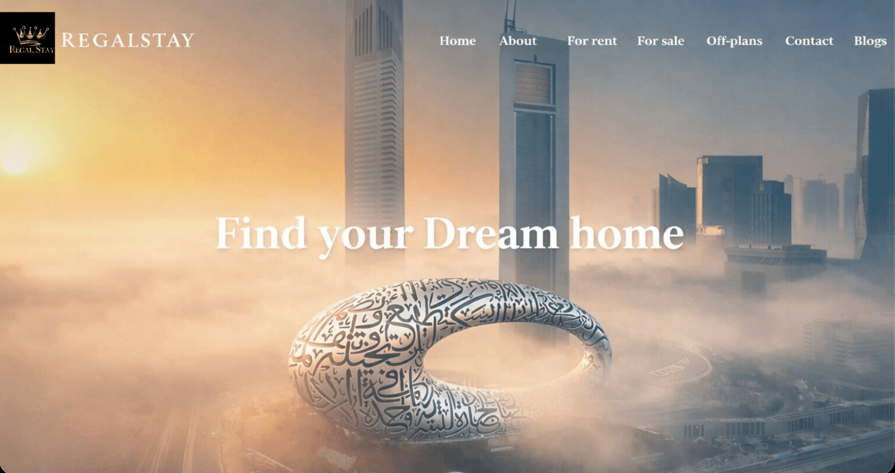 Screenshot of Regal Stay UAE