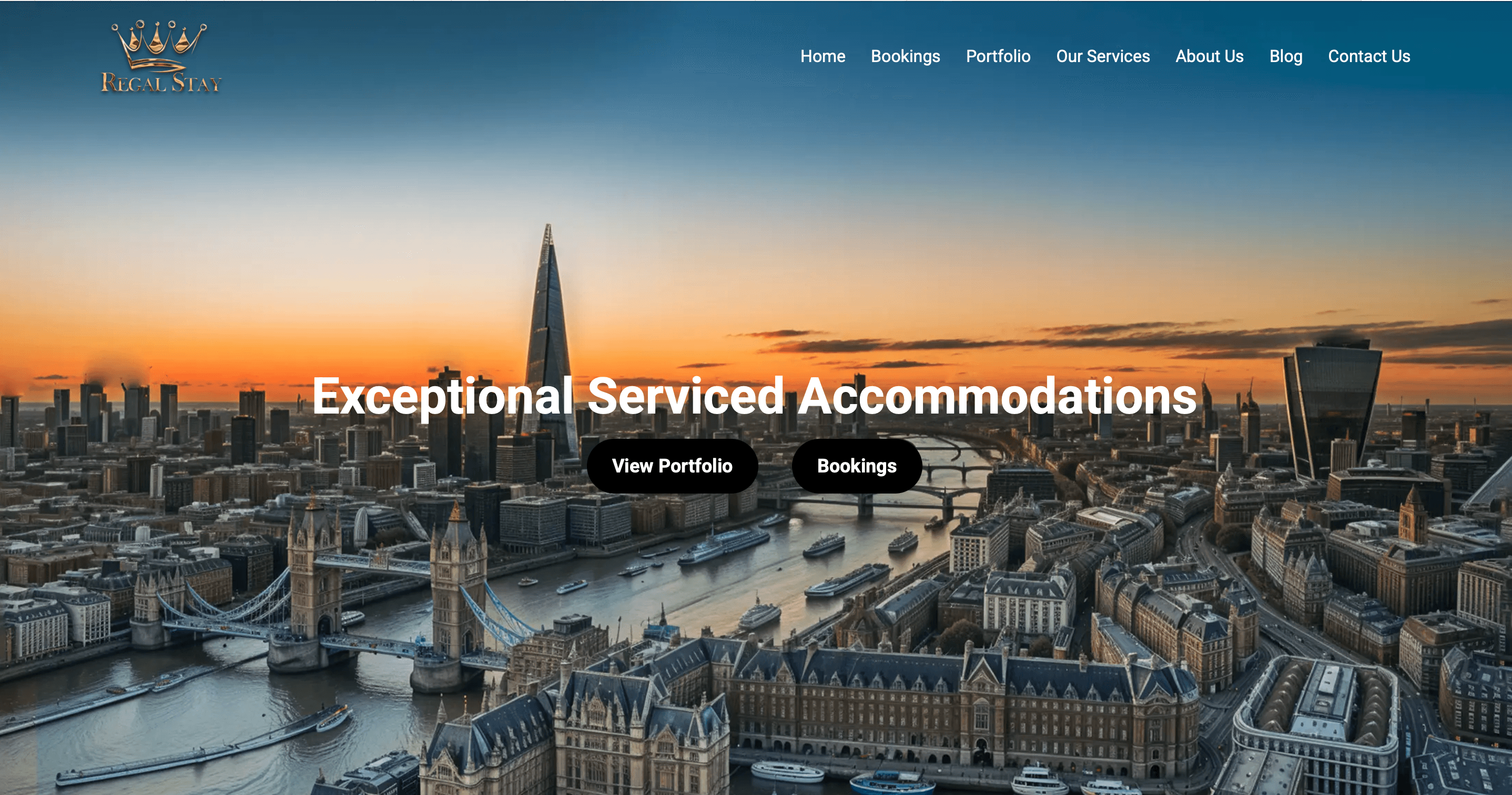 Screenshot of Regal Stay